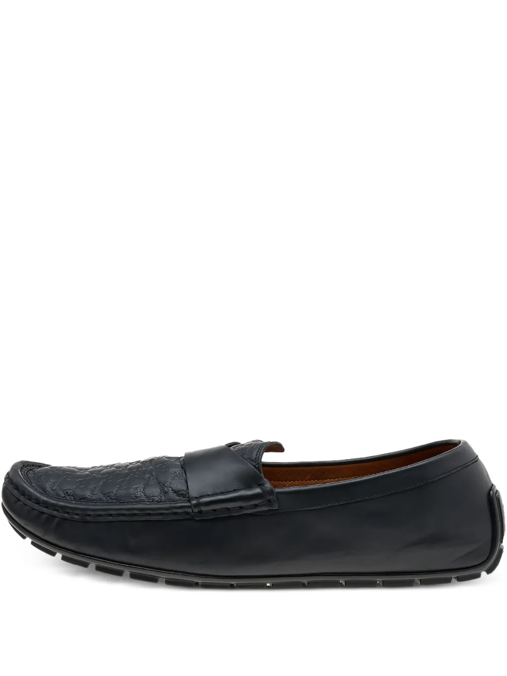 Gucci Pre-Owned classic GG loafers | Black | Image 1