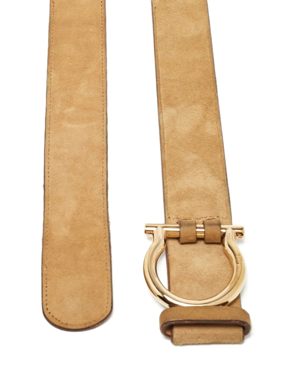Ferragamo Pre-Owned ceinture Gancini en daim | Image 2
