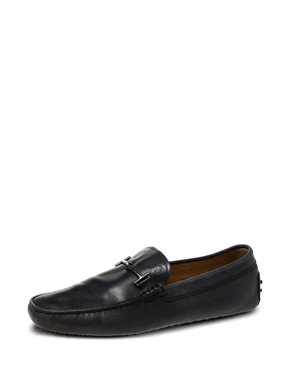 Tod's Vintage pre-owned double-T leather loafers | Image 2