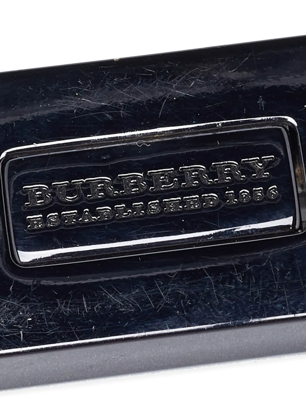 Burberry Pre-owned Leather Belt in Gold, view 4