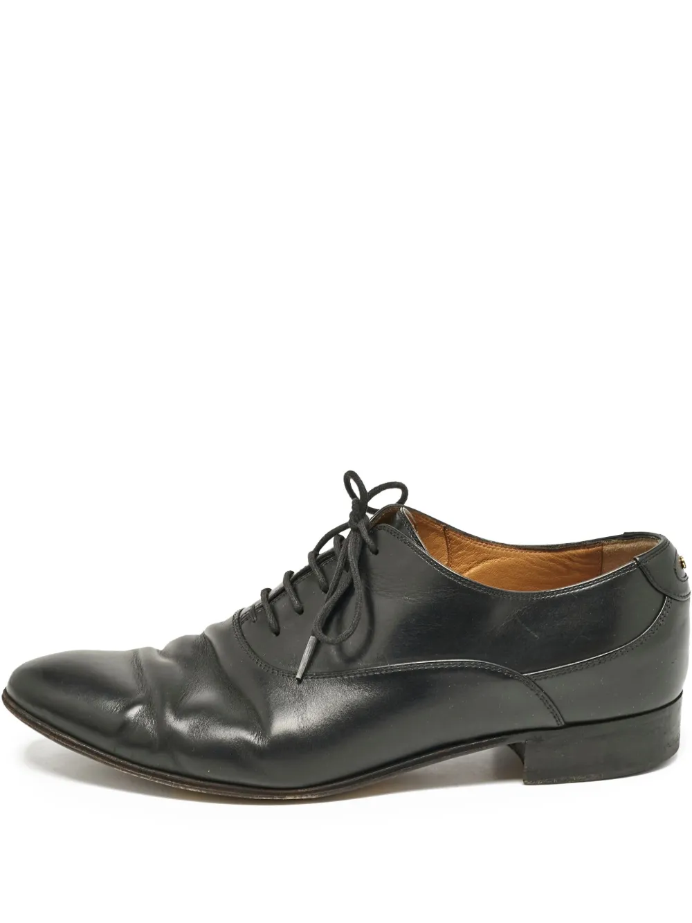 Gucci Pre-Owned leather lace-up Oxfords shoes | Black | Image 1