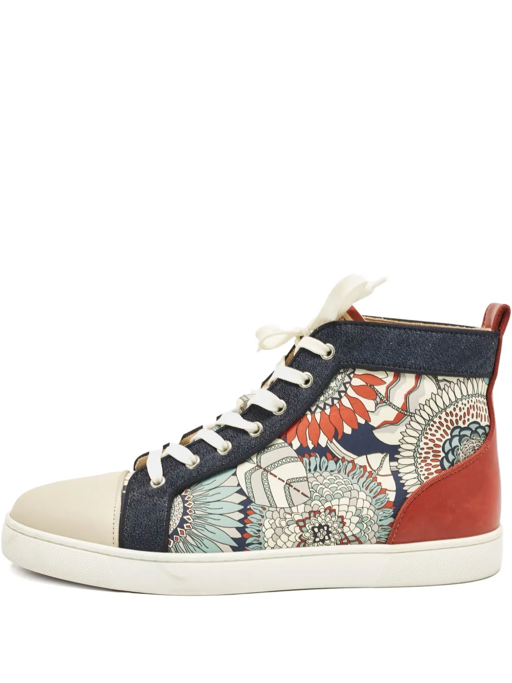 Christian Louboutin Pre-Owned Louis high-top sneakers | Blue | Image 1