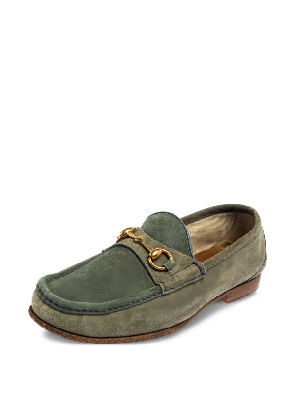 Gucci Pre-Owned Horsebit Loafers | Grey | FARFETCH display picture 3