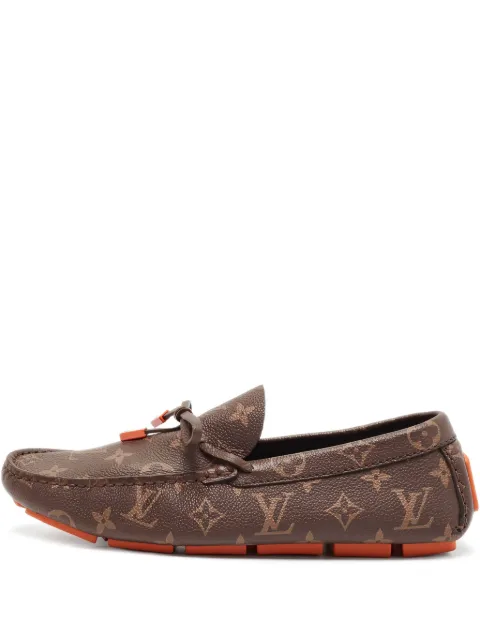 Louis Vuitton Pre-Owned monogram-pattern loafers 