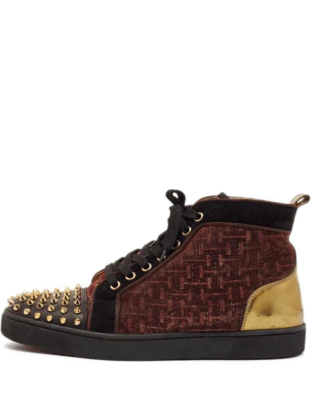 Christian Louboutin Pre-Owned baskets en daim | marron | Image 1