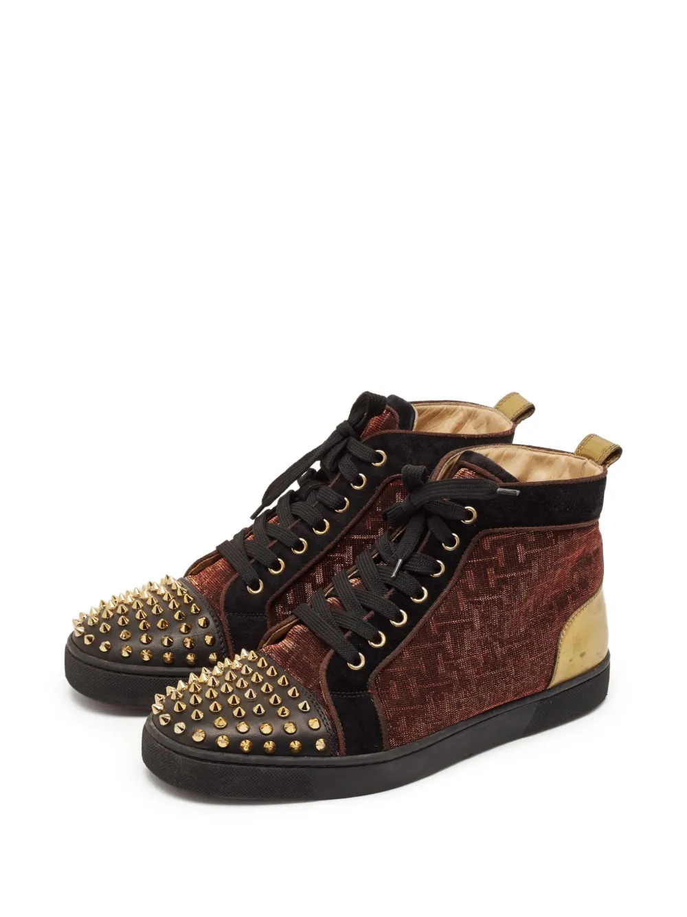 Christian Louboutin Pre-Owned baskets en daim | Image 2