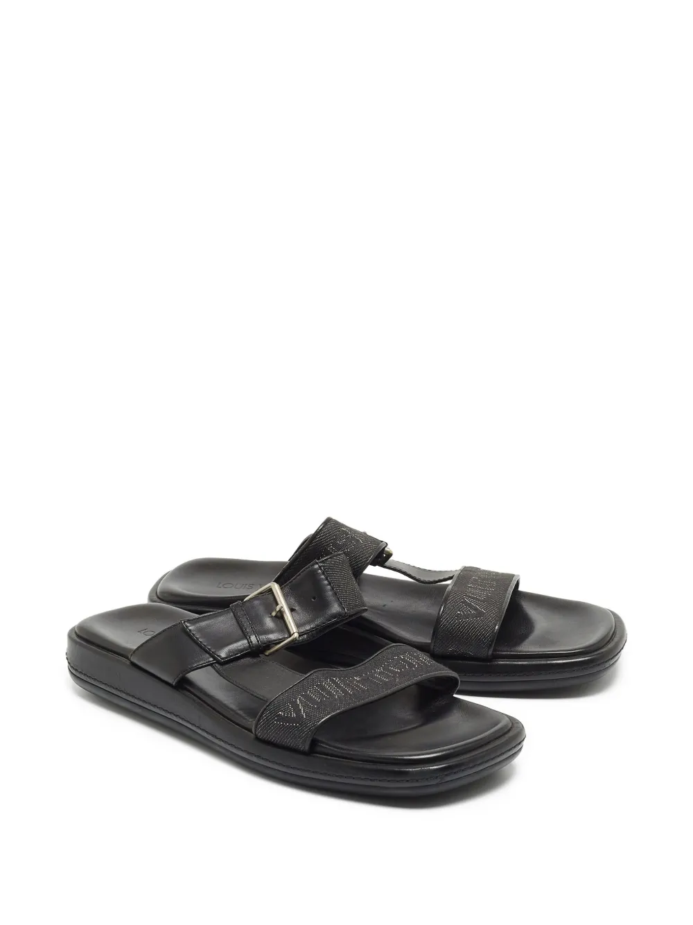 Louis Vuitton Pre-Owned buckle-strap flat sandals | Image 2