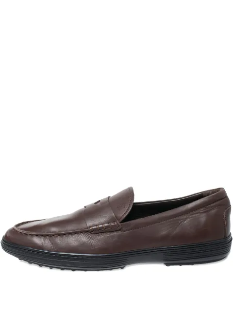 Tod's Vintage leather penny loafers