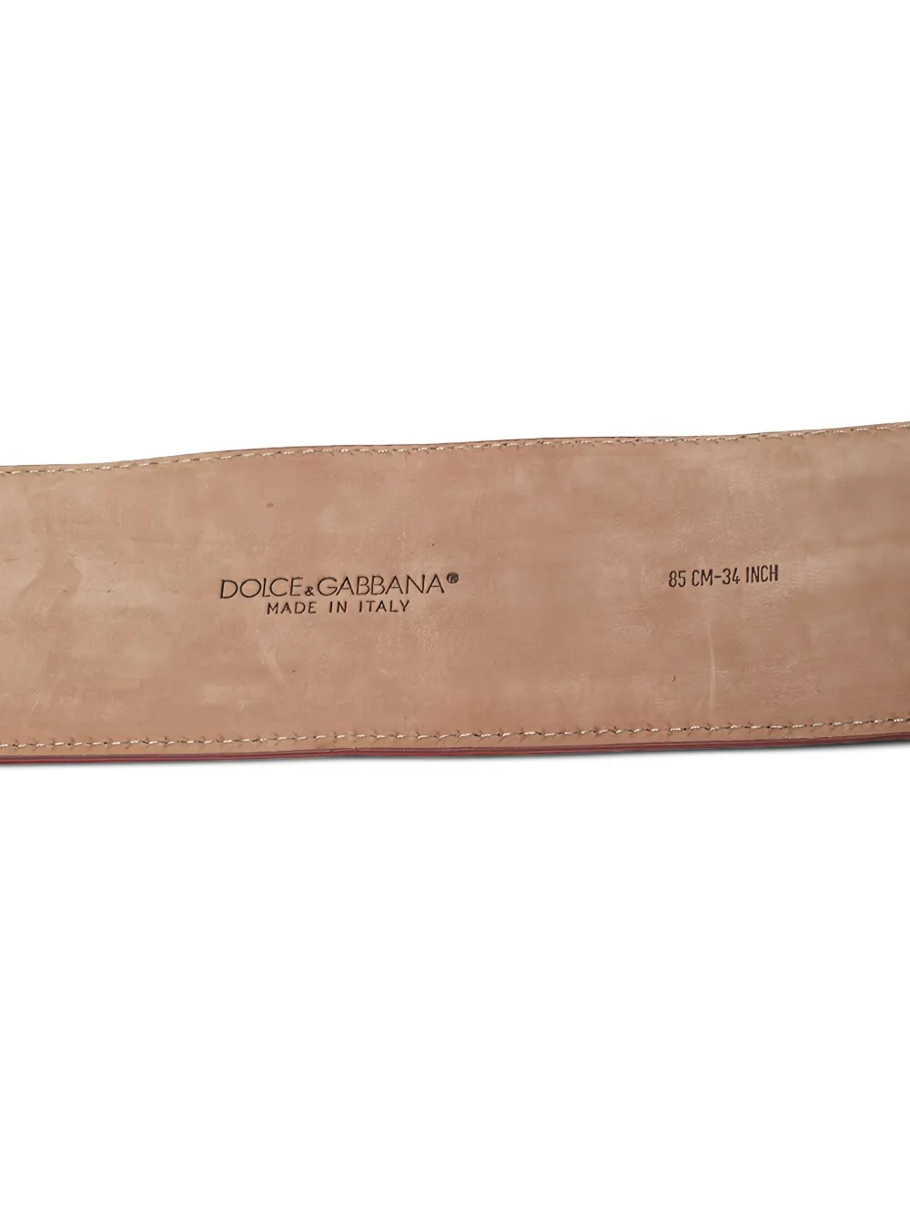 Dolce & Gabbana Pre-Owned Cintura in pelle | Pre-owned | Image 4