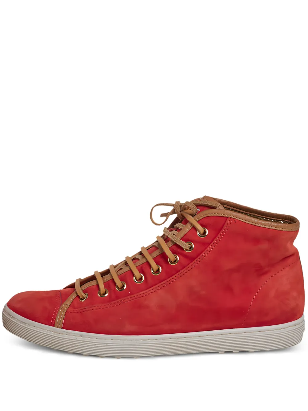 Tod's Vintage baskets montantes en daim | orange | Image 1