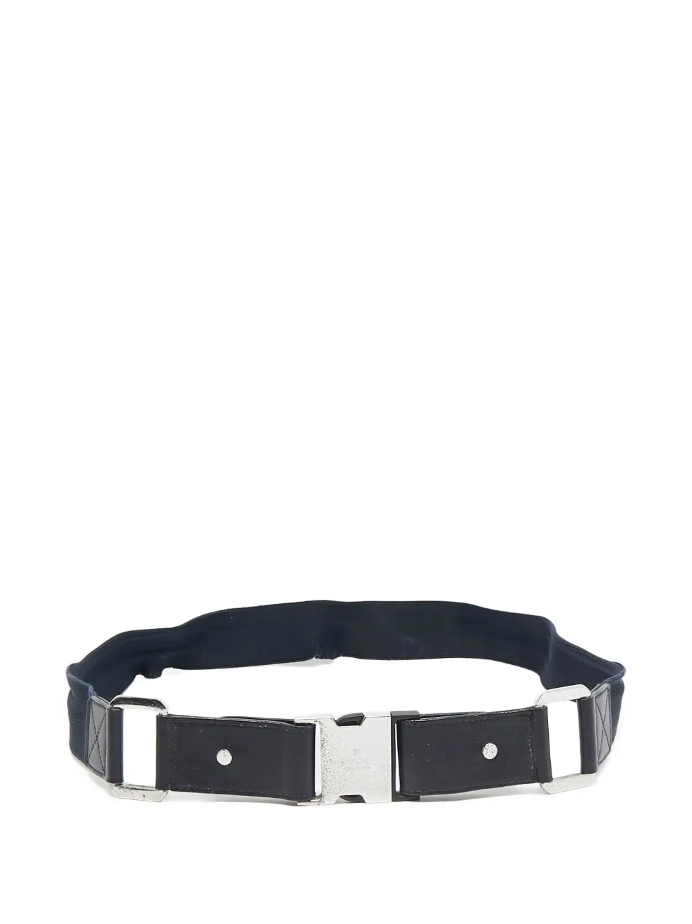 Pre-owned Gucci Leather-trim Belt