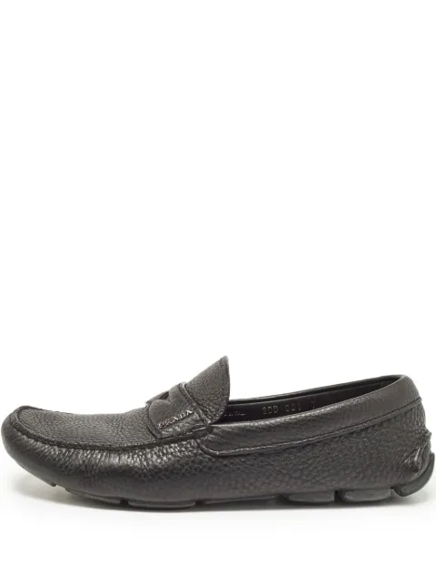 Prada Pre-Owned mocasines con letras del logo