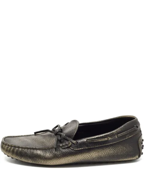 Tod's Vintage chaussures bateau Gommino en cuir