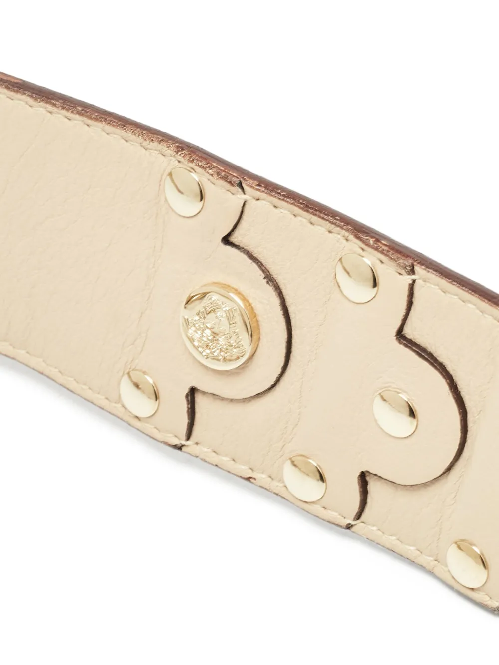 Versace Pre-Owned stud-detailing leather belt | Image 2