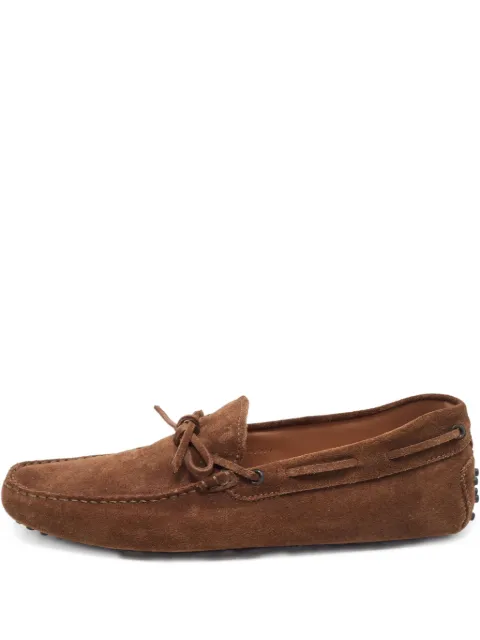 Tod's Vintage suede boat shoes