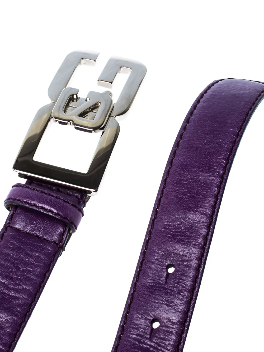 D&G Vintage logo-plaque leather belt | Image 2