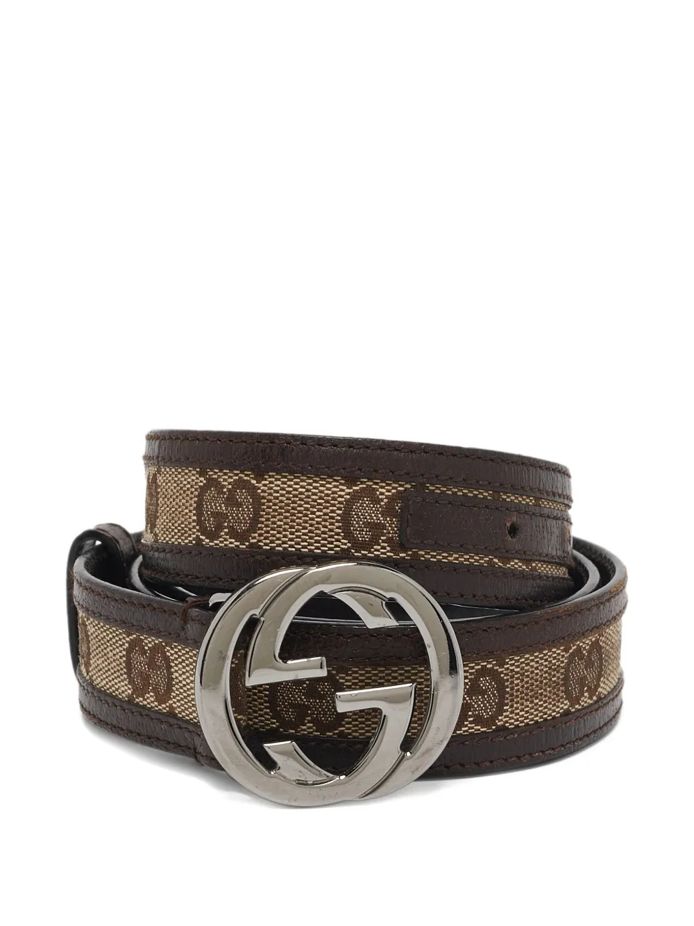 Gucci Pre-Owned Interlocking G belt | Neutrals | Image 1
