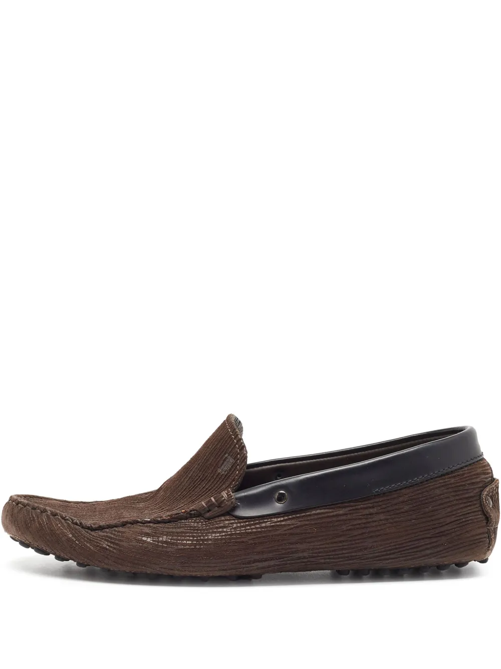 Tod's Vintage Pre-owned Loafer aus Wildleder - Braun