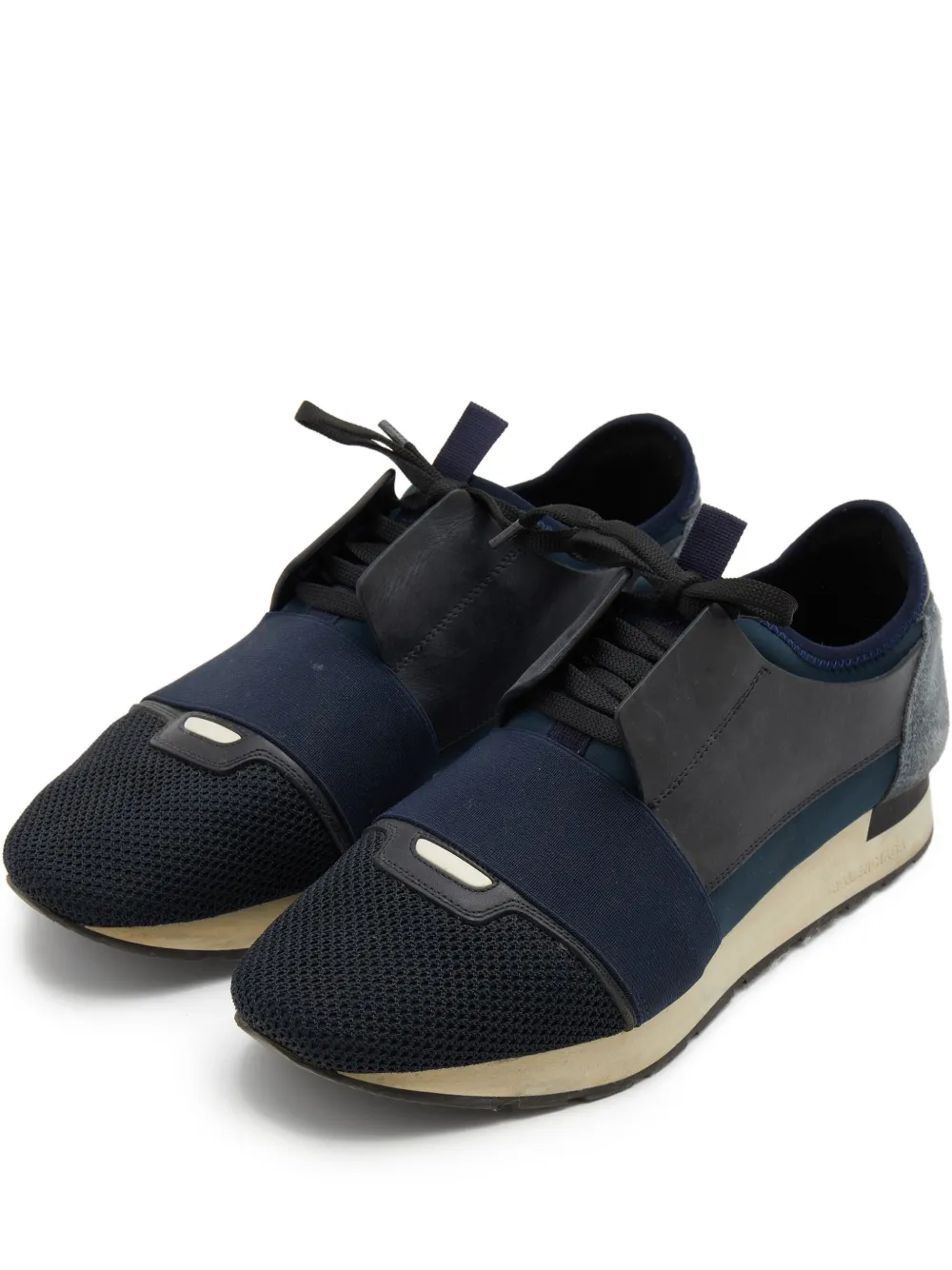 Balenciaga Pre-Owned baskets en cuir | bleu | Image 1