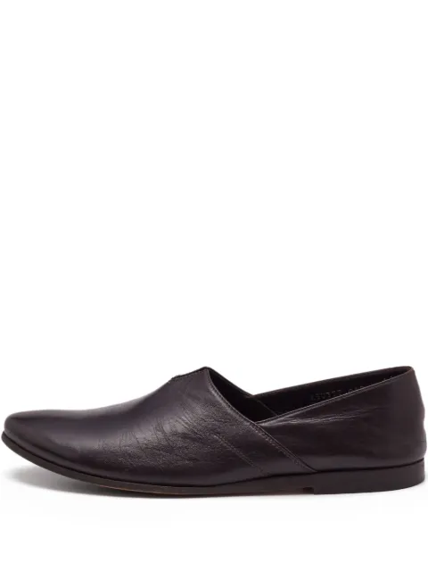 Giorgio Armani Pre-Owned mocassins en cuir