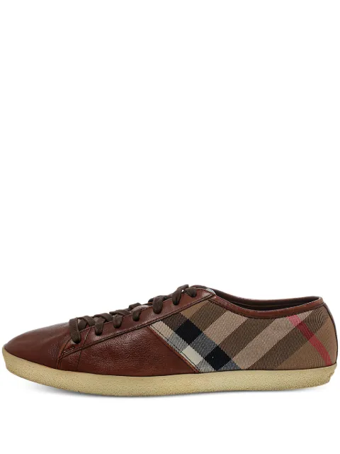 Burberry Pre-Owned leather sneakers
