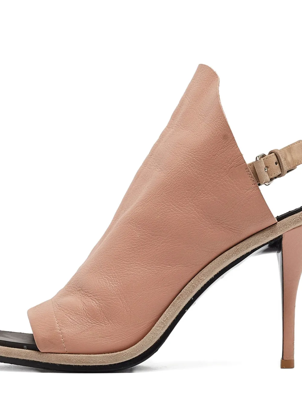 Balenciaga Pre-Owned slingback leather sandal - Roze