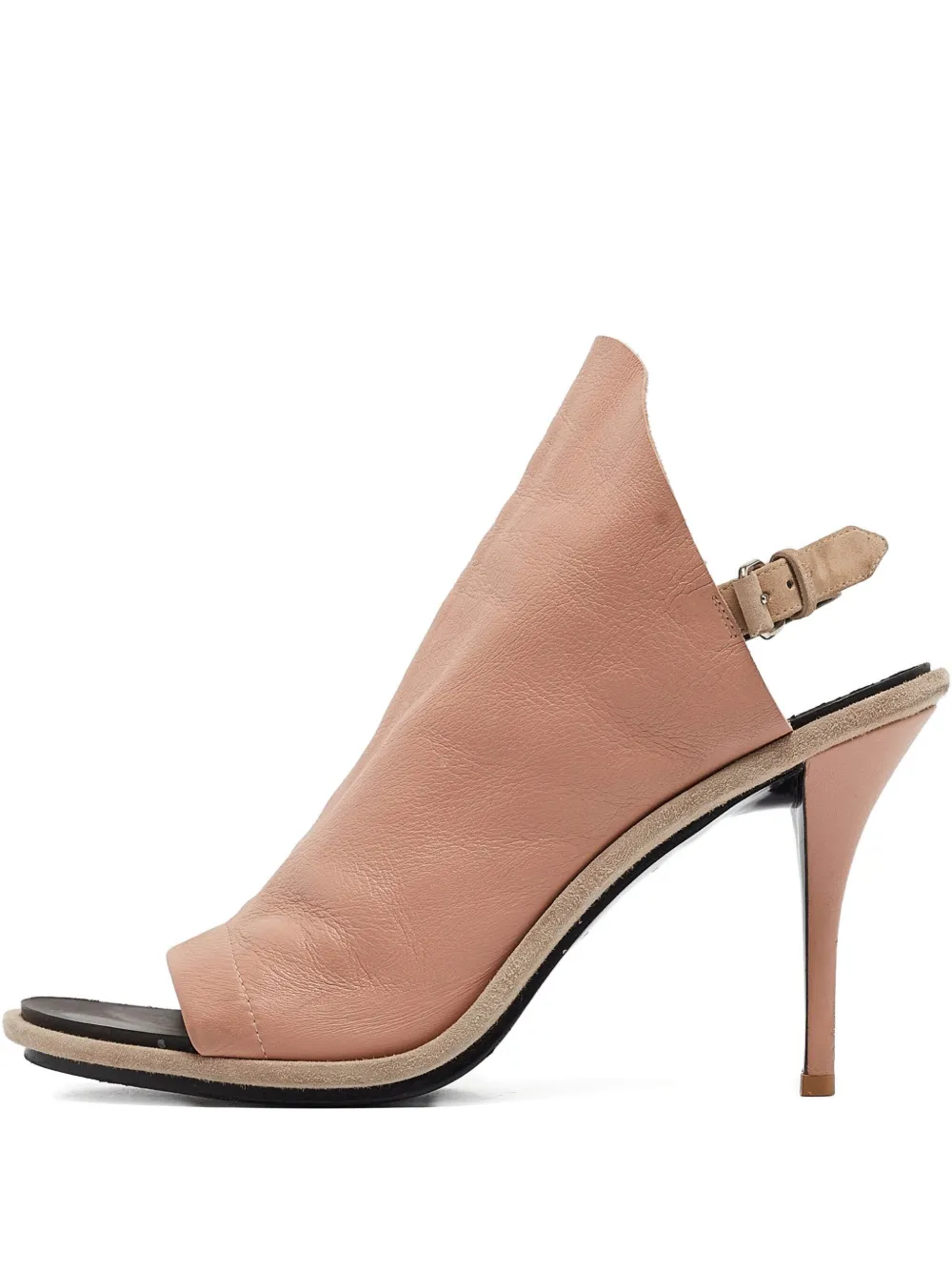 slingback leather sandal