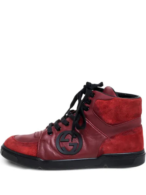 Gucci Pre-Owned leather sneakers