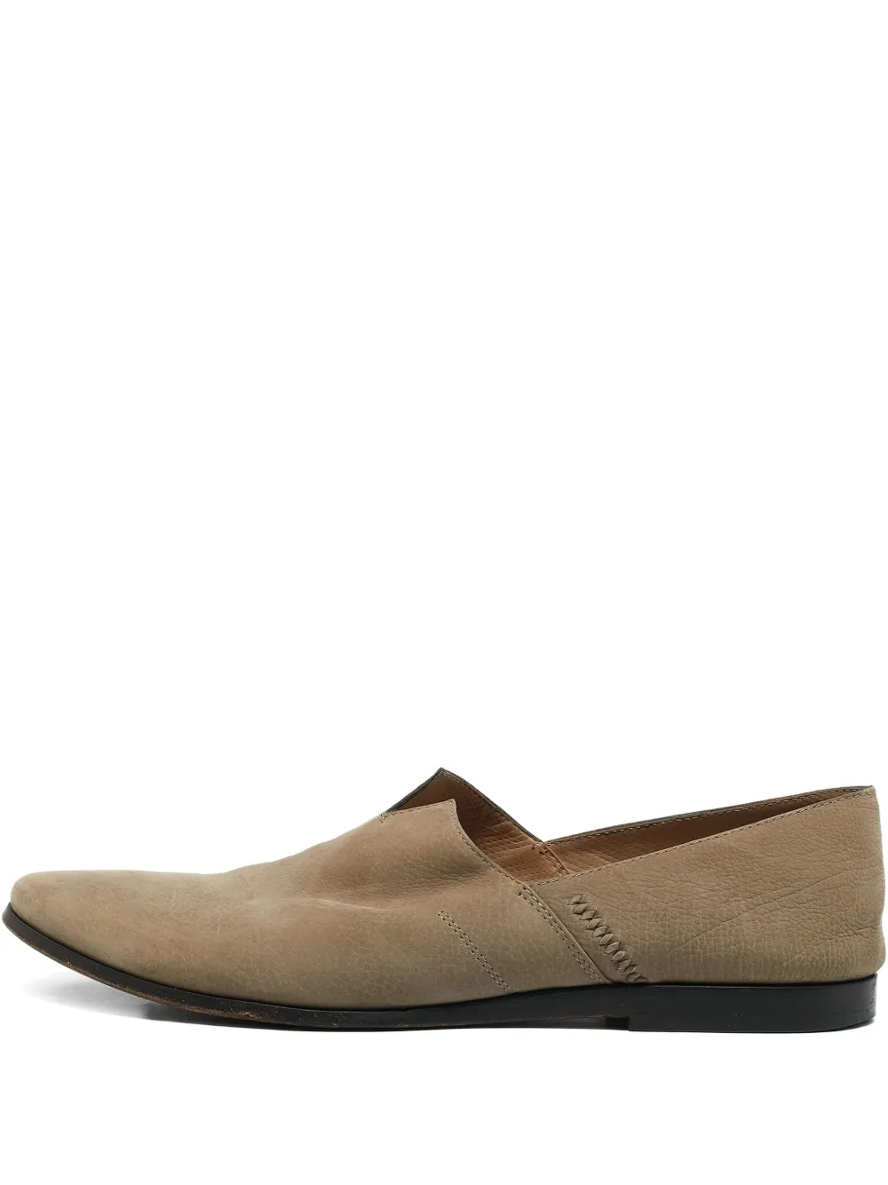 Giorgio Armani Pre-Owned leather loafers | Neutrals | Image 1