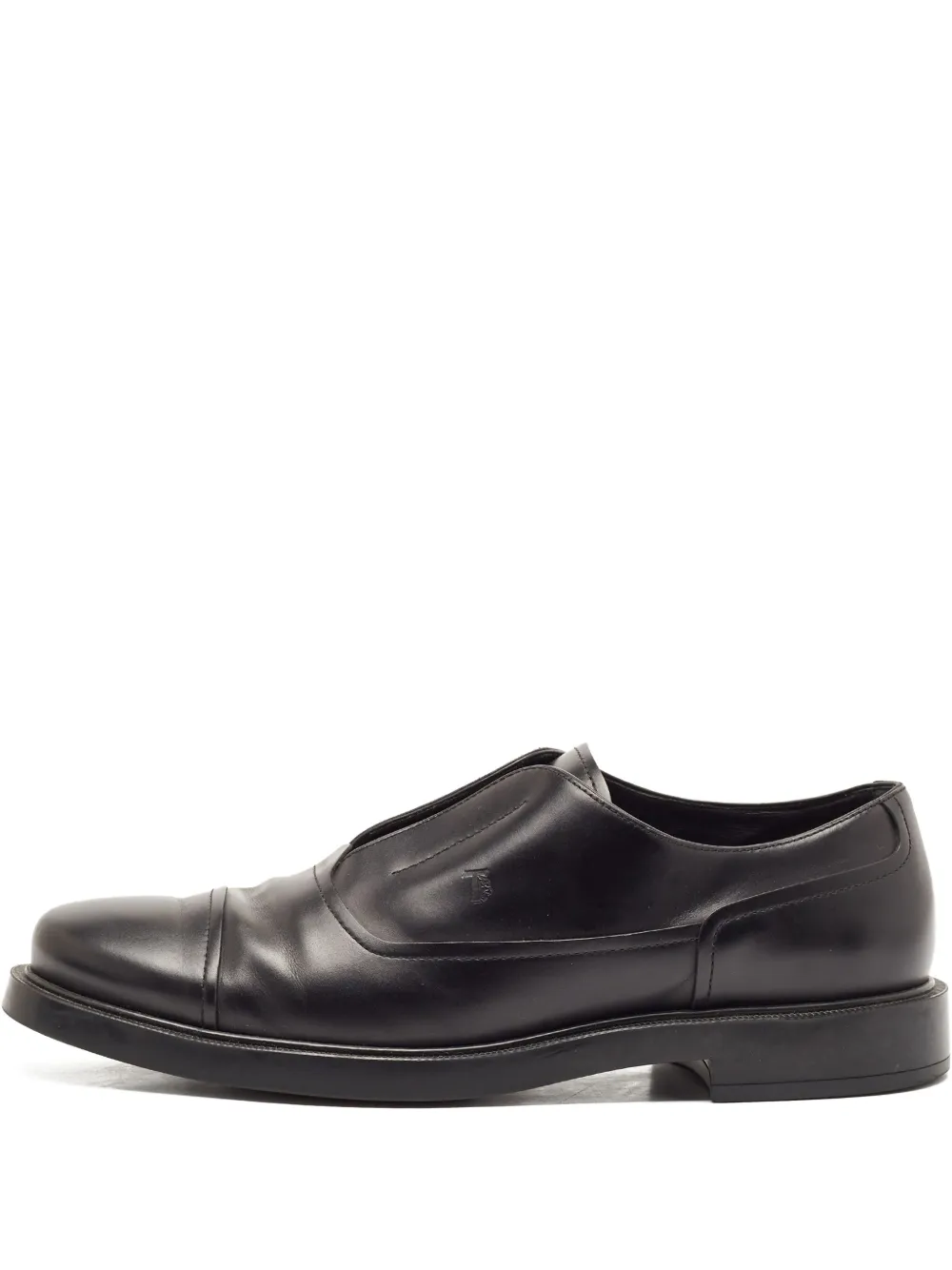 Tod's Vintage Pre-owned slip-on leather shoes | Black | Image 1