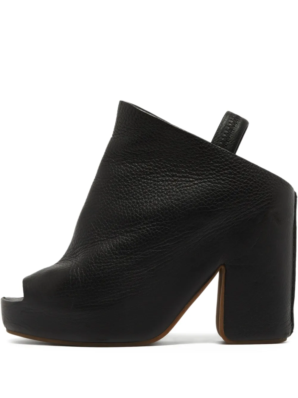 115mm leather ankle boots