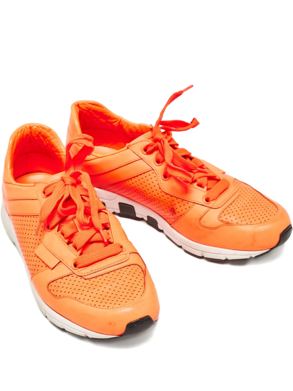 Gucci Pre-Owned Sneakers mit Schnürung - Orange