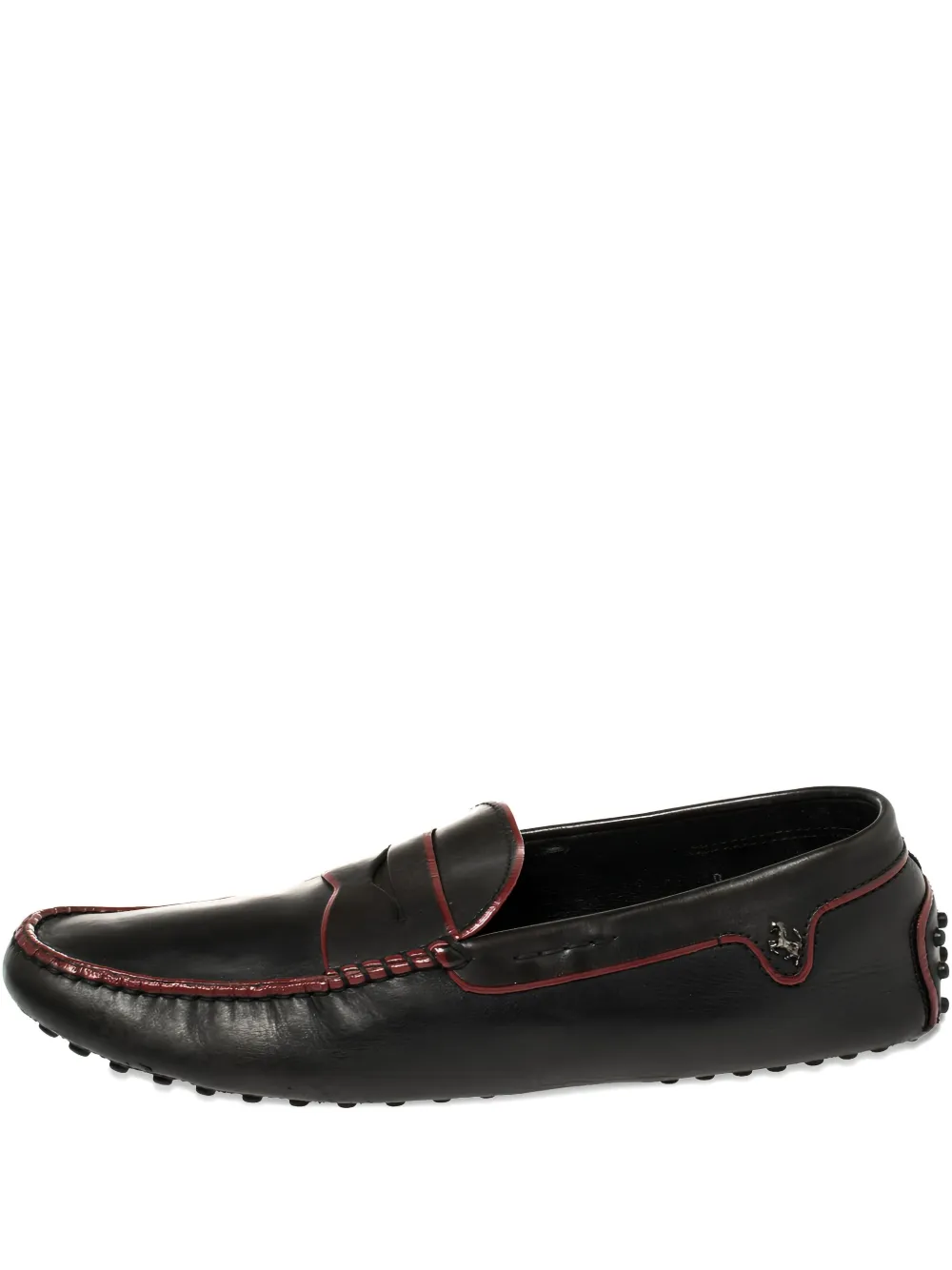 Tod's Vintage 2023 コントラストステッチ ローファー - ブラック Tod's Vintage 2023 コントラストステッチ ローファー - ブラック