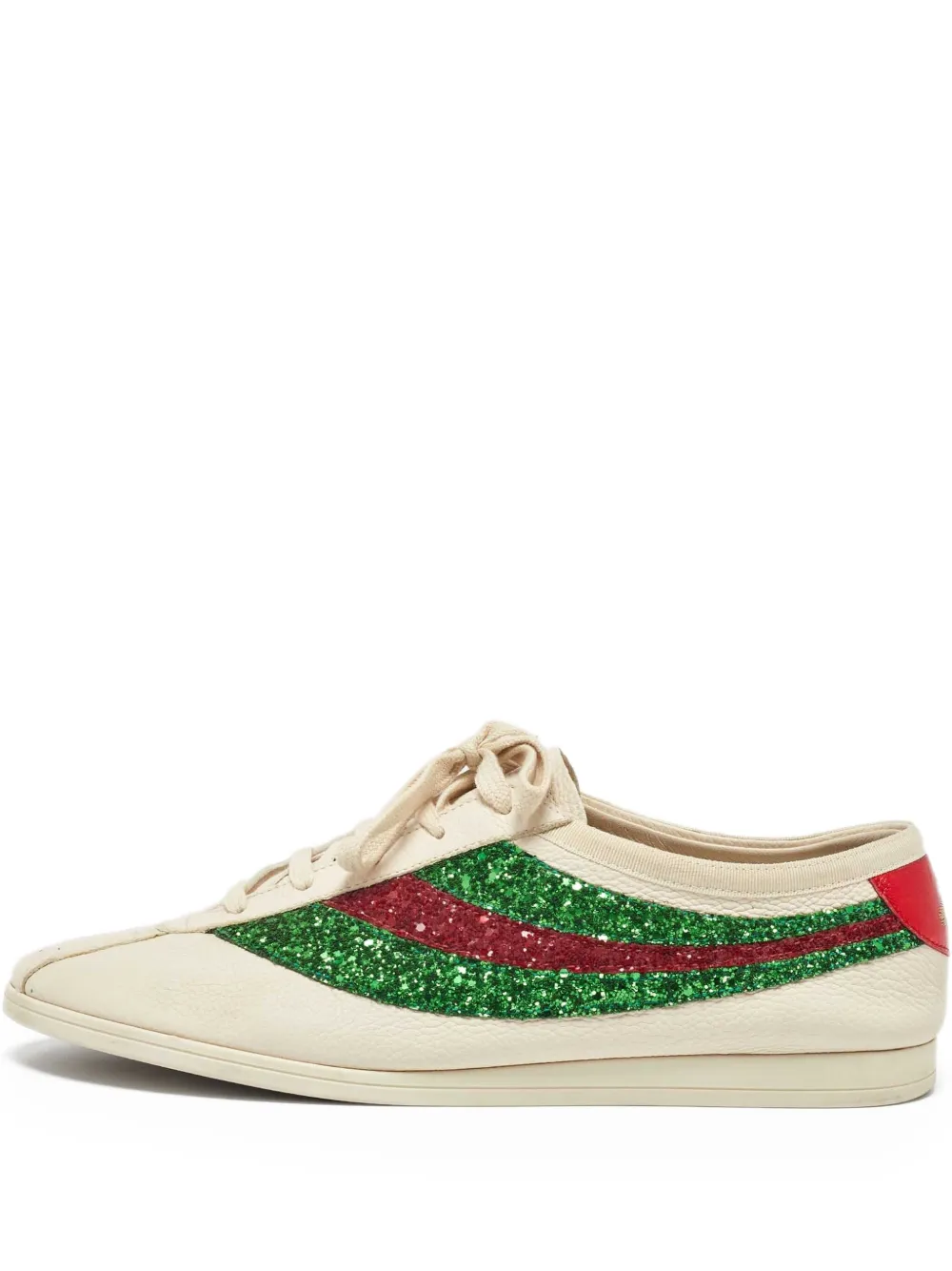 Gucci Pre-Owned Glitter Falacer sneakers | White | Image 1
