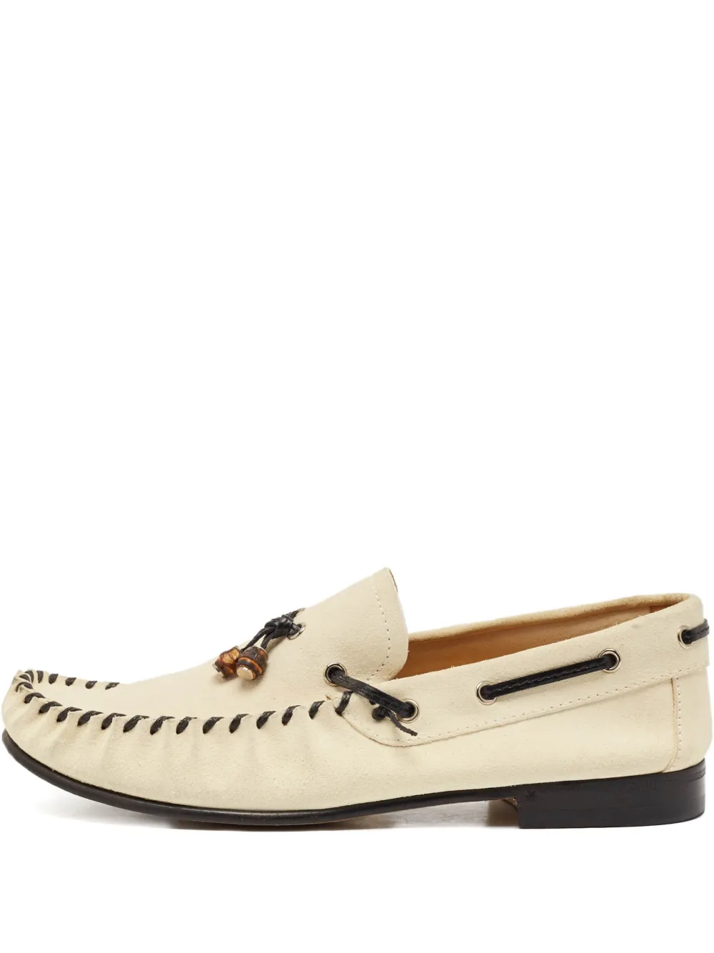 Gucci Pre-Owned 1900 suede loafers - ニュートラル Gucci Pre-Owned 1900 suede loafers - ニュートラル
