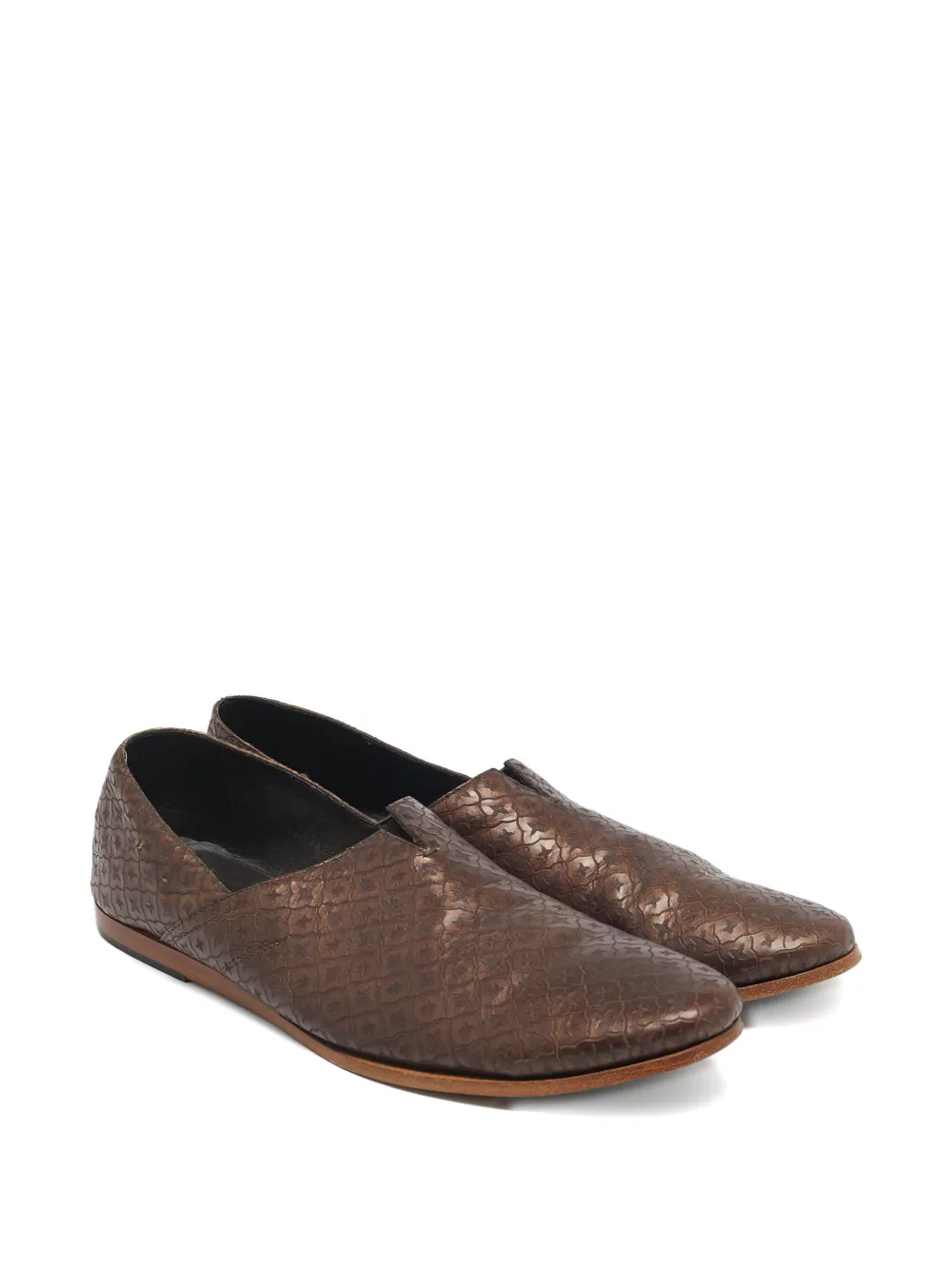 Giorgio Armani Pre-Owned leather loafers | Image 2