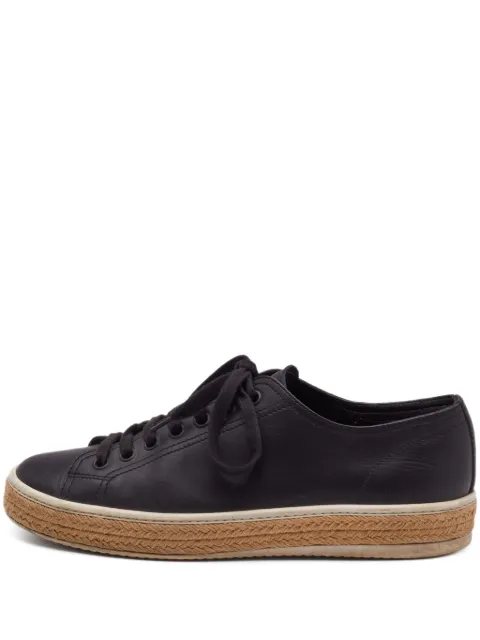 Prada Pre-Owned leather sneakers