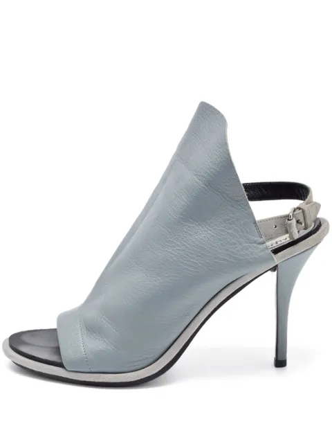 Balenciaga Pre-Owned 100mm leather heeled sandals 
