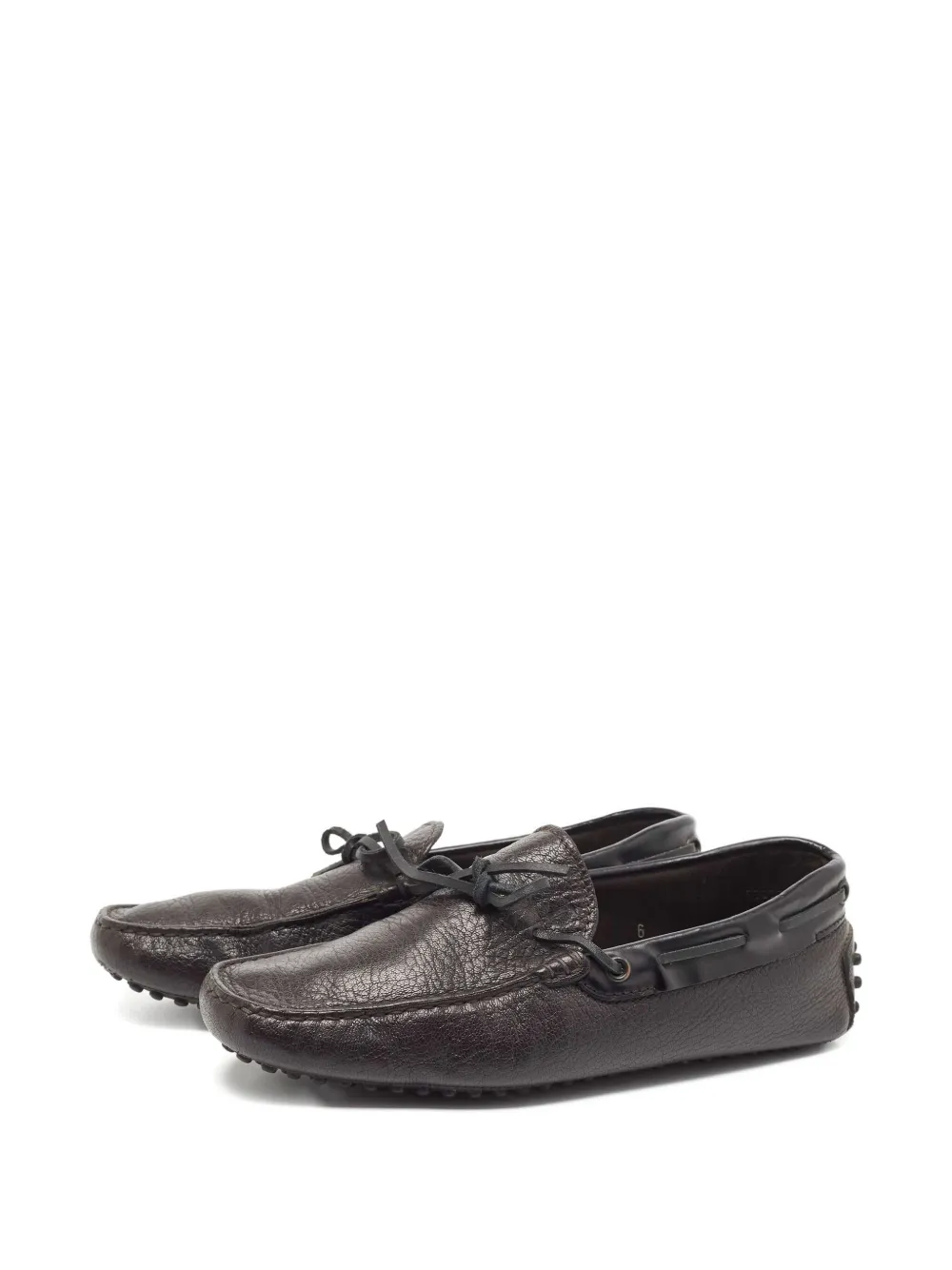 Tod's Vintage pre-owned pebble-leather loafers | Image 2