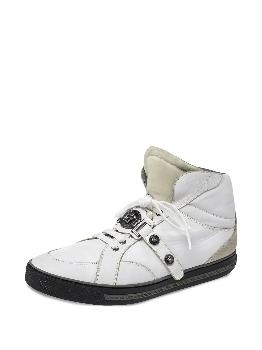 Versace Pre-Owned leather sneakers | Image 2