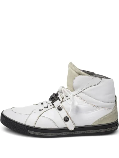 Versace Pre-Owned leather sneakers 