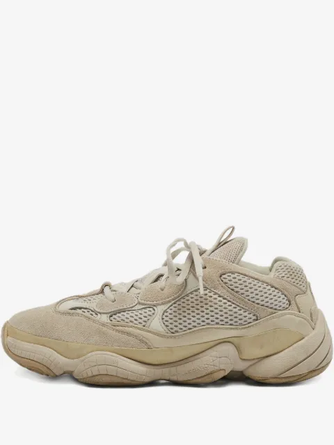 adidas Yeezy suede mesh sneakers