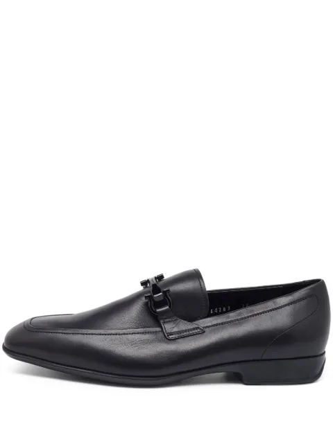 Ferragamo Pre-Owned Gancini leather loafers