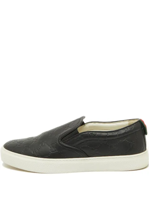 Gucci Pre-Owned Guccissima loafers