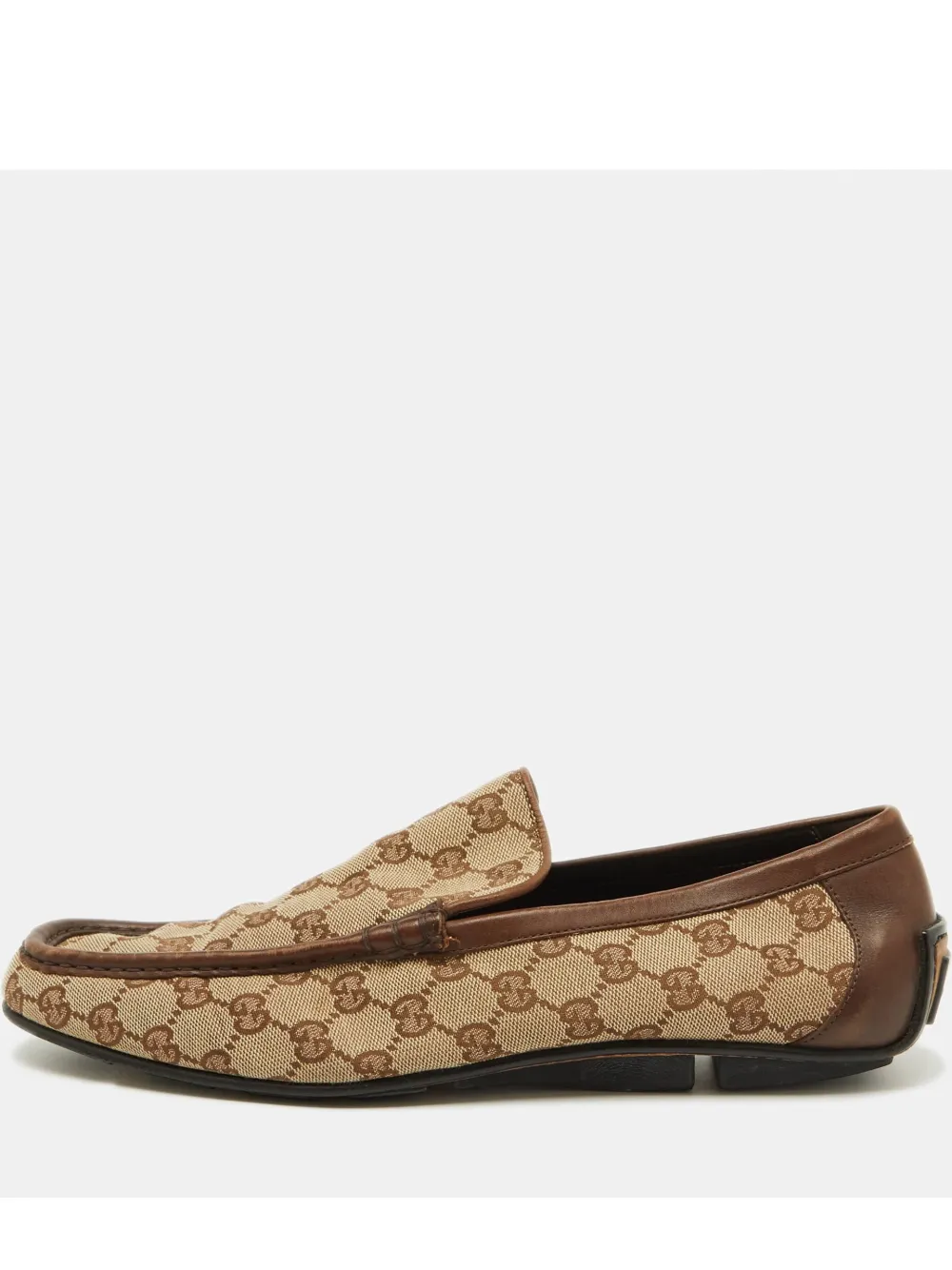 Gucci Pre-Owned GG canvas loafers | Neutrals | Image 1