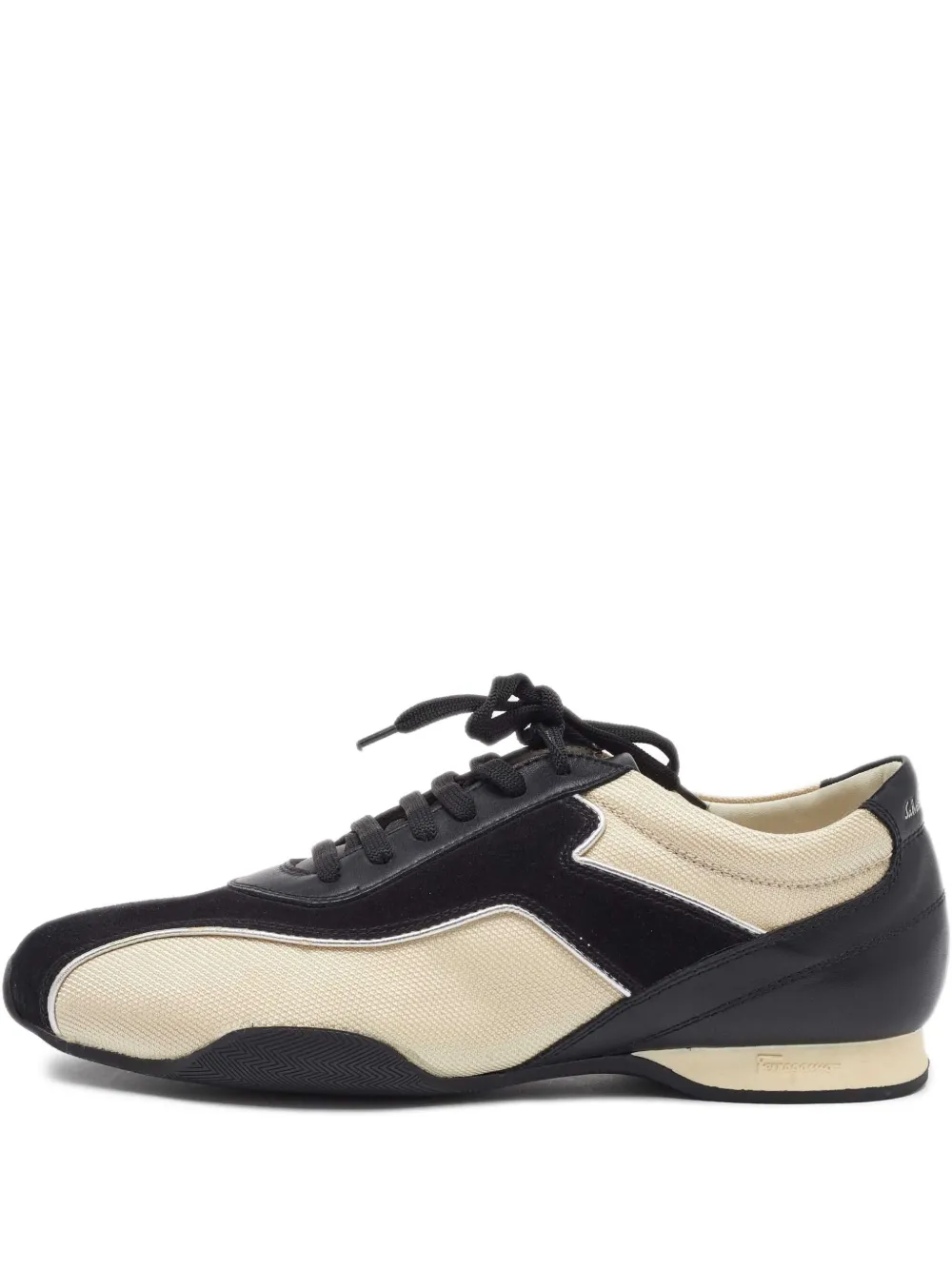 Ferragamo Pre-Owned tenis con diseño color block | negro | Image 1