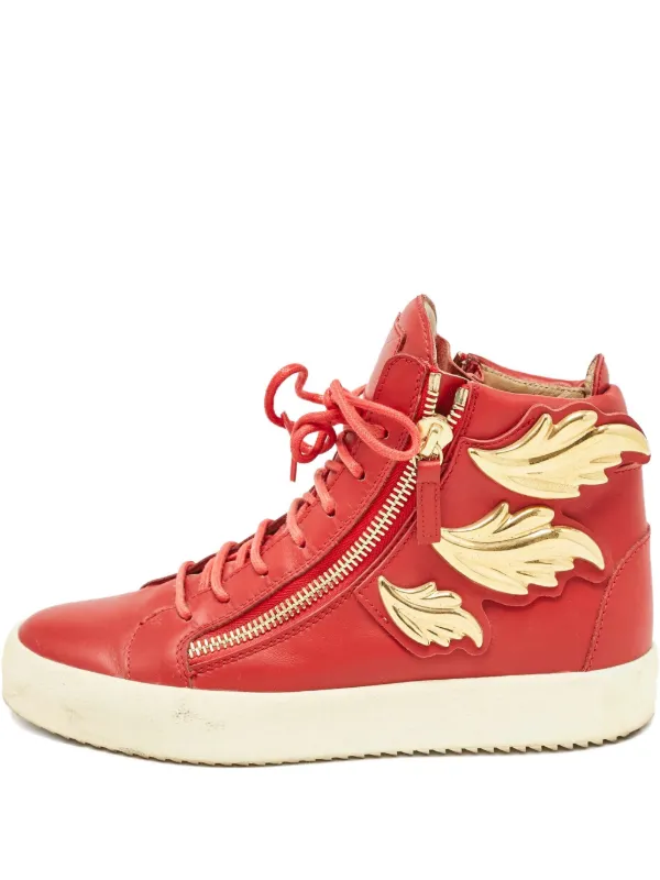 Giuseppe Zanotti Vintage Pre-owned Wing Sneakers Red