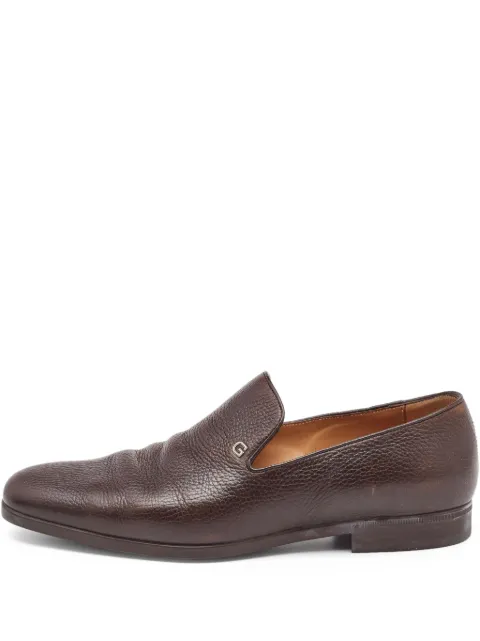 Gucci Pre-Owned leather loafers