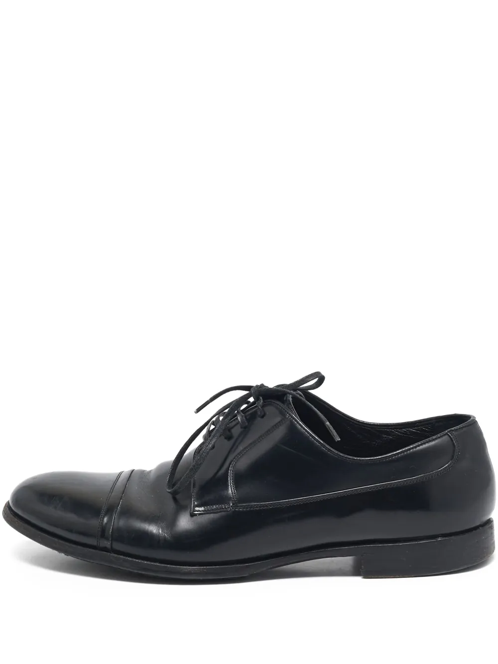 leather lace-up shoes
