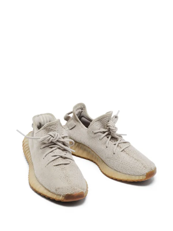 Adidas Yeezy pre-owned Boost 350 V2 Knitted Sneakers Grey